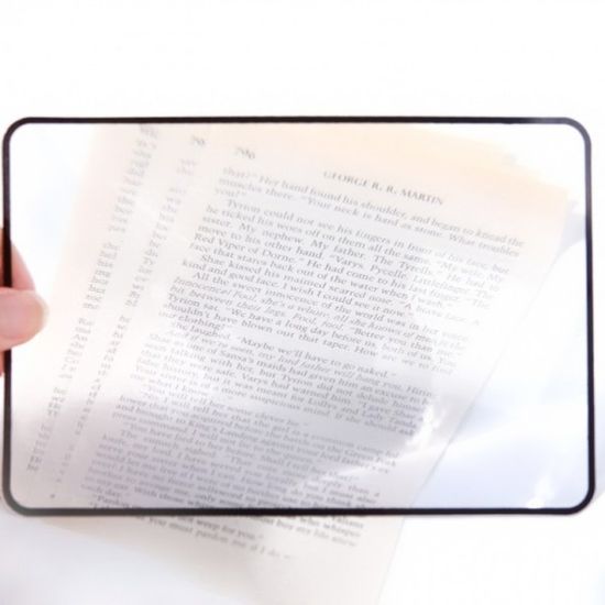 카드 돋보기 독서 카드형 노안 확대경 180x200mm