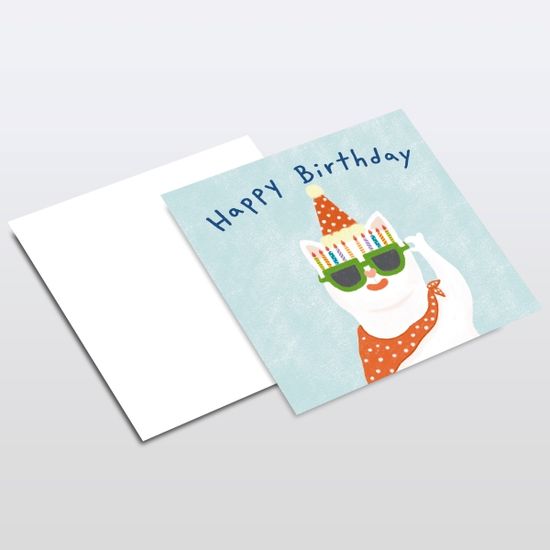 미니카드 MCYA2601 - CAT HAPPY BIRTHDAY 생일카드