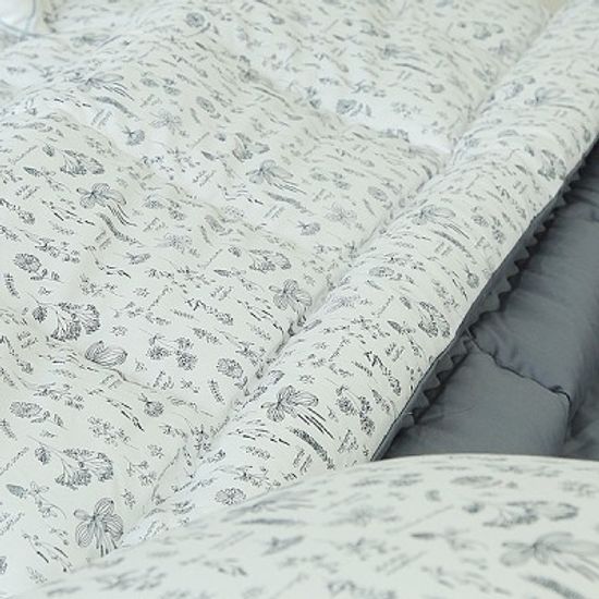 플라워스케치 면 차렵 퀸 (Queen)