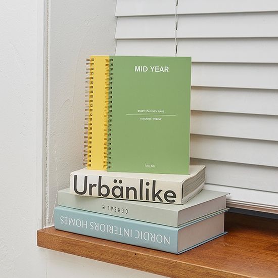 (만년형 6개월) 미드이어 위클리 플래너 A5_다이어리