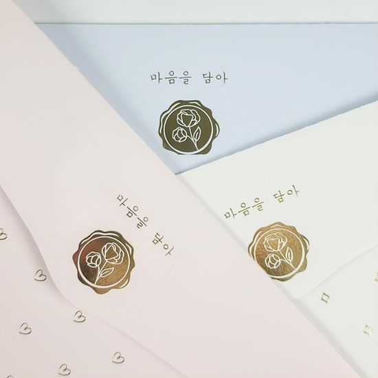 1500 금박패턴축하봉투(가로형)