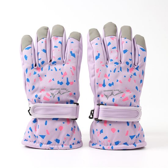 팔레트 방한 터치 스키장갑 여성 스포츠 보드 장갑