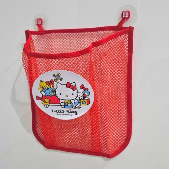 산리오 헬로키티 장난감 욕실 차량 소품 정리 그물망