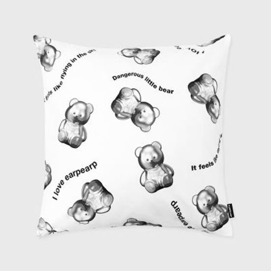 STEEL COVY PATTERN-WHITE(쿠션커버)