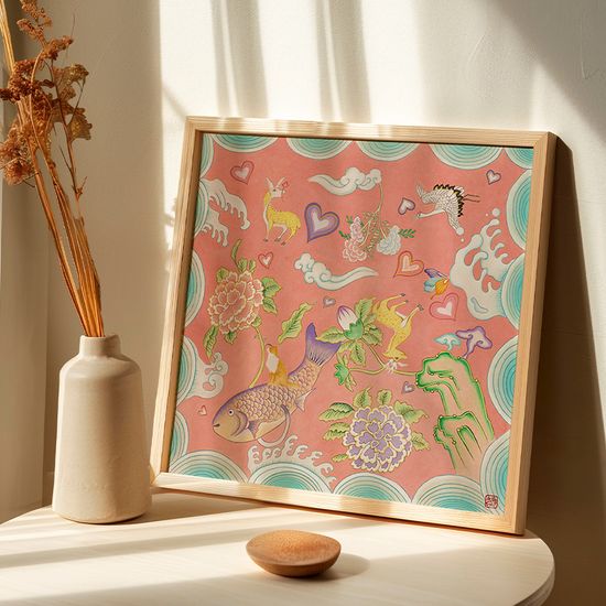 무릉도원 제주, 루씨쏜 작가 그림