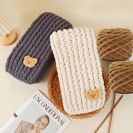 목도리 DIY 뜨개질 세트 털실 손뜨개 패키지