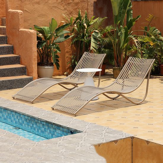 비치 야외 수영장 호텔 썬베드 의자07