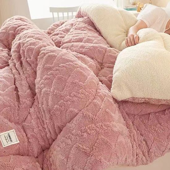포근 꽈배기 극세사 겨울 차렵이불