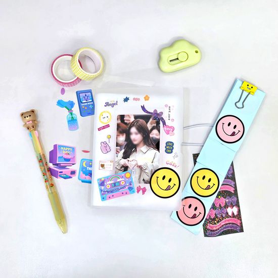 아카이북 포토카드 앨범 반투명 미니 포카 콜렉트북