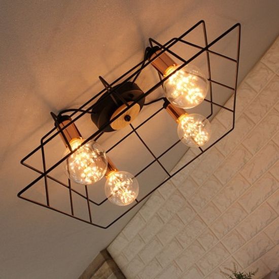 LED 스퀘어 메쉬 라이트(4등)