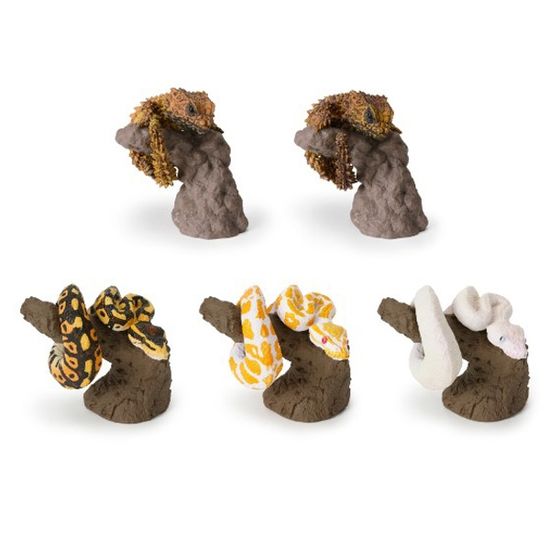 생물대도감 핑거 컬렉션아프마딜로 도마뱀과 뱀 가챠