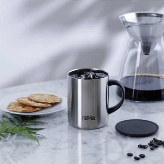 [써모스] 보온보냉 진공단열 반전 머그컵 JDG-350K