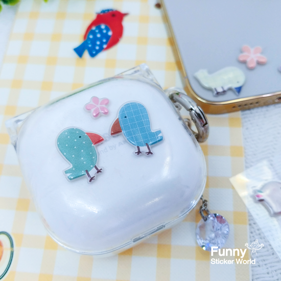 퍼니스티커 C536 작은 새 캐스팅 스티커