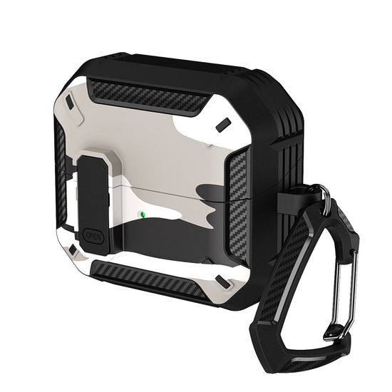 갤럭시 버즈3 프로 카모플라쥬 잠금 버튼 범퍼 케이스