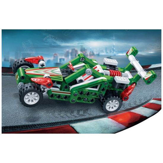 반바오 작동조립블록 슈퍼 페리 자동차 모형 만들기 풀백 모터