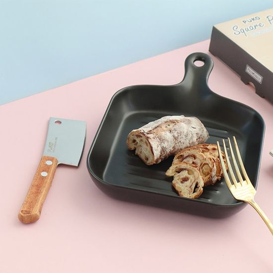 도자기 프라이팬 플레이팅 접시