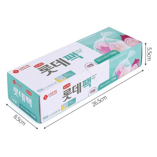[쿠킹홈] 이라이프 위생백 100매입 대형