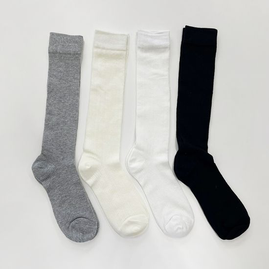 레이스패턴 시스루 니삭스 1+1+1