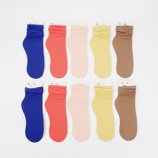 [아일렌] 쫀쫀한 여성용 스타킹양말 10켤레(5색-B)