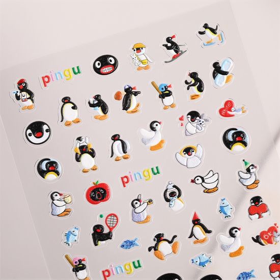 핑구 펭귄 스티커 다꾸 다이어리 꾸미기 네일 스티커