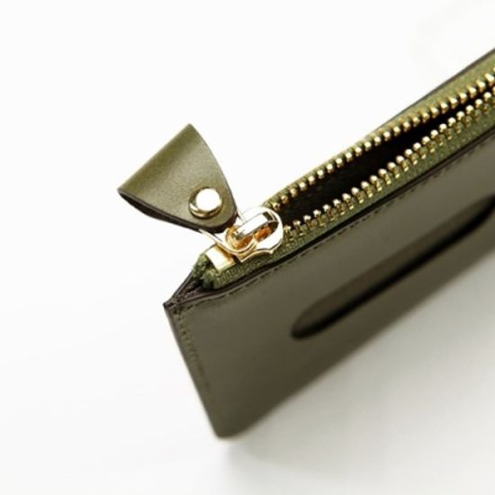Ane ZIP CARD HOLDER_OLIVEKHAKI