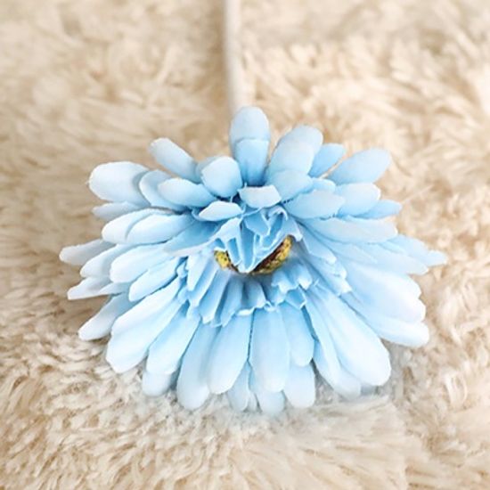 피어나 거베라 조화(스카이) 가짜꽃 실내조경