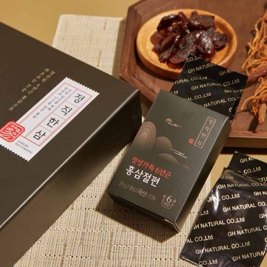 정직한삼 정성가득 국내산 6년근 홍삼절편 (+쇼핑백)