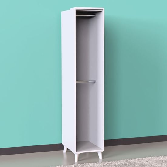 플랫 틈새 옷장 60cm 싱글 장롱 이불장 행거 (착불)