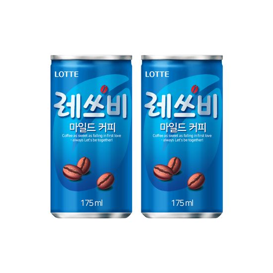 레쓰비 마일드 커피 175ml 60캔