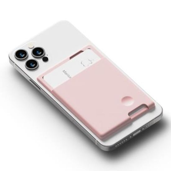 슈퍼쉘 핸드폰 부착형 실리콘 카드 케이스 포켓