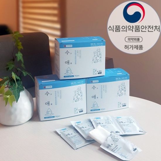 자우버 수애 손소독 티슈 실속형 30매입(개별포장)
