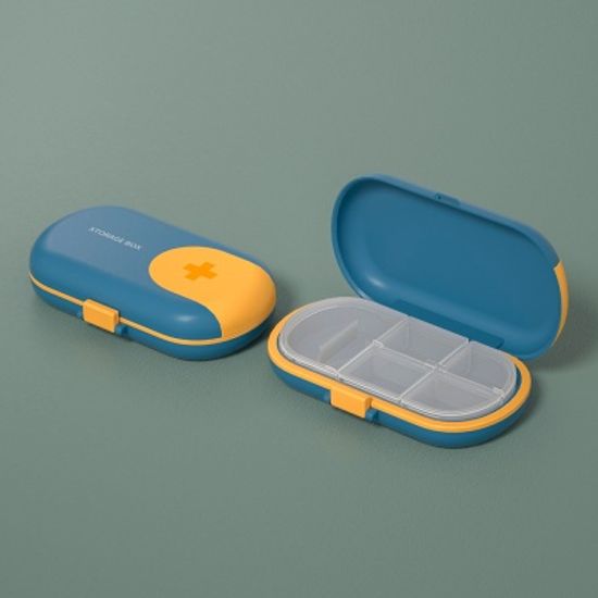 PH 휴대용 영양제 알약 칼날 약통 보관함 accept