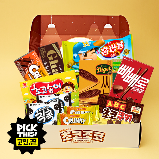 스낵24 초코조코 초콜릿스낵박스 과자선물세트