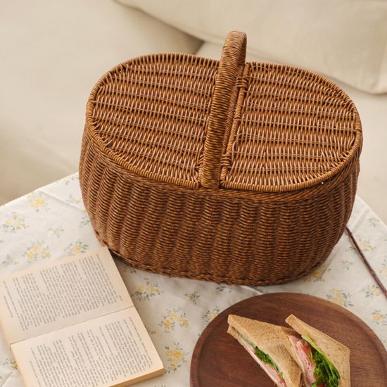 플릿 피크닉 바구니 (3color)