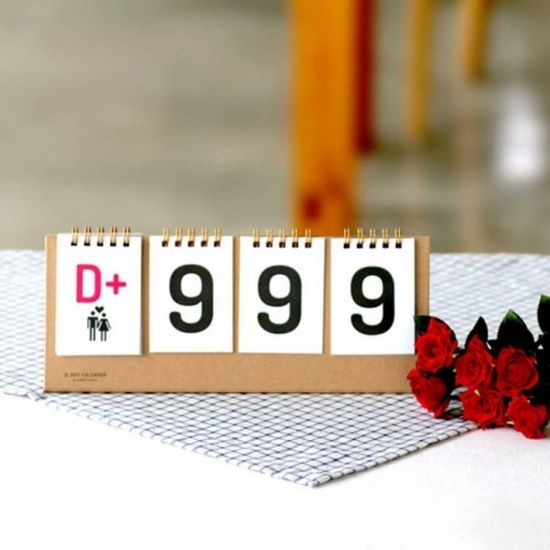 만년 탁상 캘린더 D-DAY 달력 1000일 시험 기념일 사
