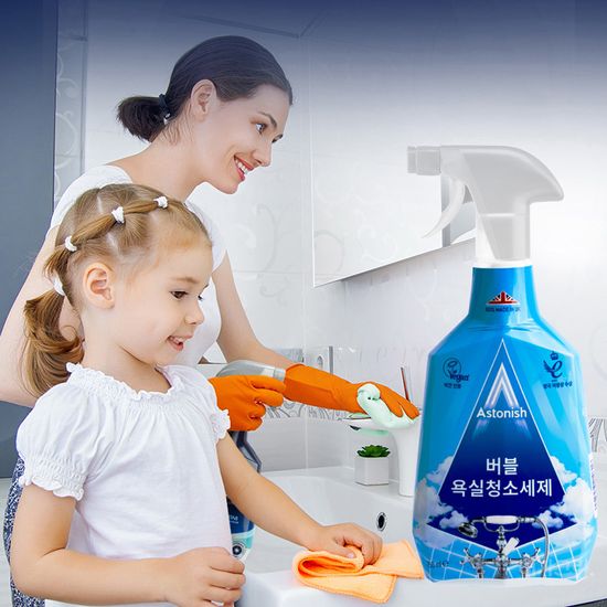 아스토니쉬 영국 버블 욕실 청소 세제 클리너 750ml