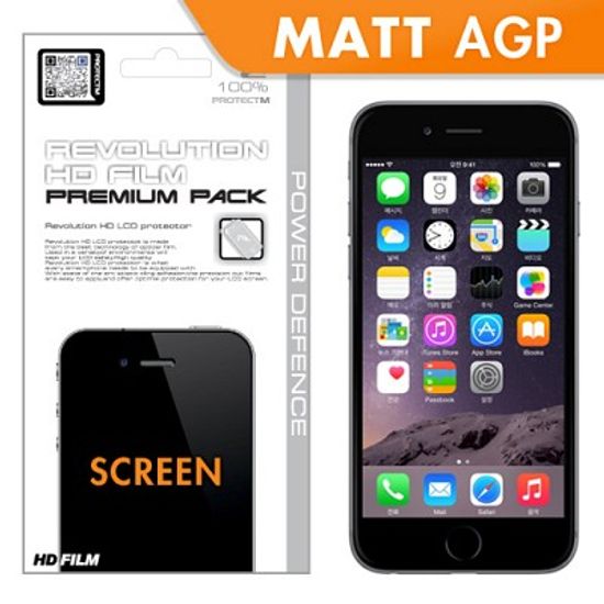 [프로텍트엠/PROTECTM] 아이폰6 iPhone6 4.7인치 레볼루션HD 최고급 지문방지 액정보호필름