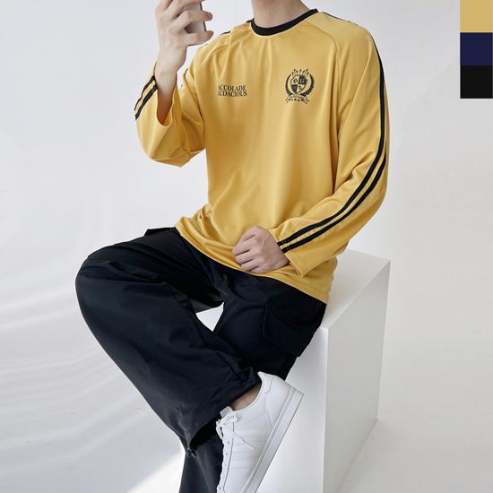 남자 스포티 클럽 유니폼 럭비 풋볼 테잎 져지 티셔츠