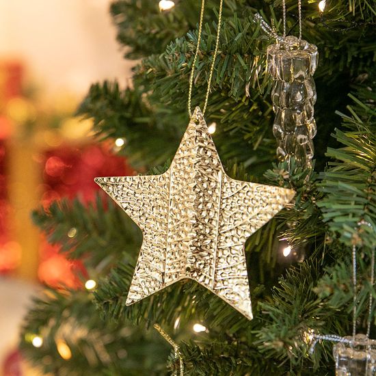 크리스마스 별 트리 장식 철재 스타피쉬 10cm 소품