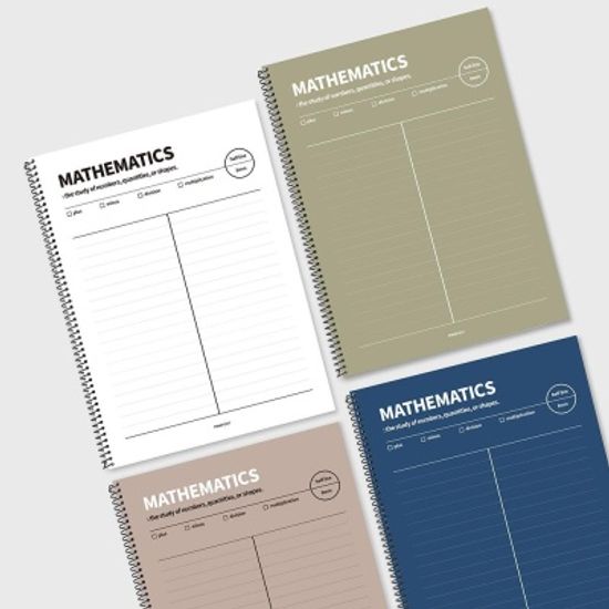 핑크풋 하프라인수학노트