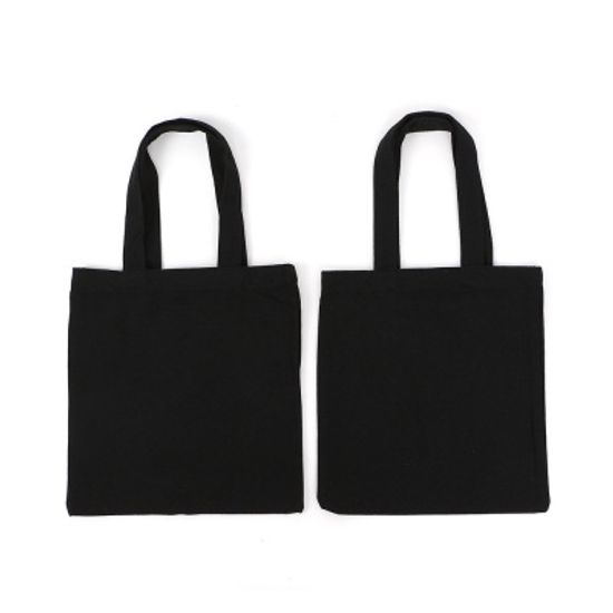 나만의 무지 에코백 2p세트(24x26.5cm) (블랙) 가방