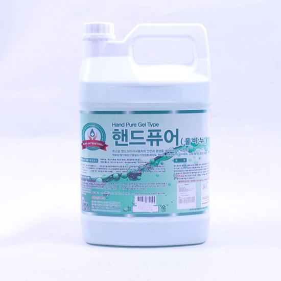 핸드퓨어 그린 3.75리터 젤비누(W2BB312)