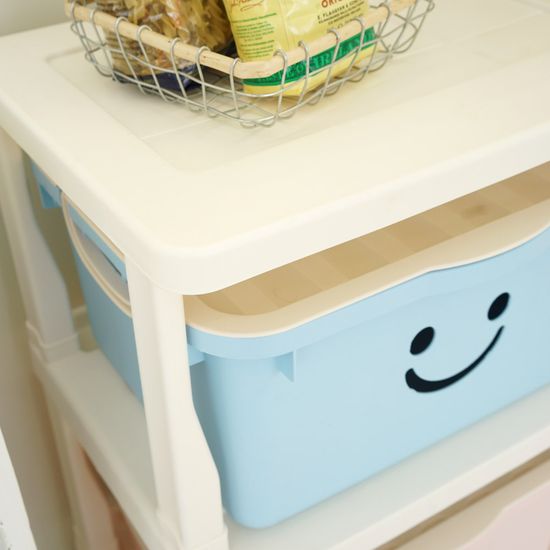 모던 해피 프레임 패키지 장난감 수납장(2단/3단/4단)