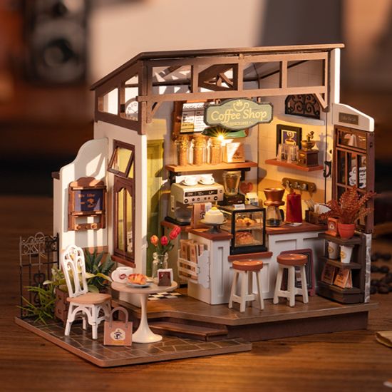 핸즈크라프트 DIY 미니어처 하우스 슬로우 라이프카페