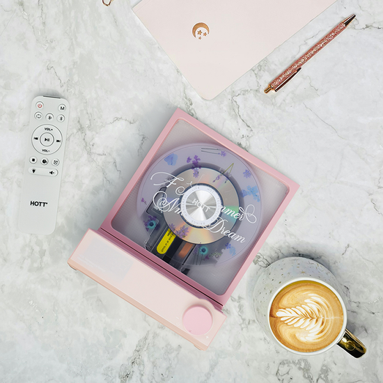 엠피맨 HOTT 무드등 리모콘 무선 스탠드 CD플레이어