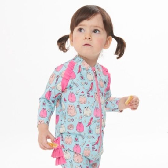 앨리빌리 캐시캣 베이비 래쉬가드(신생아~2돌)