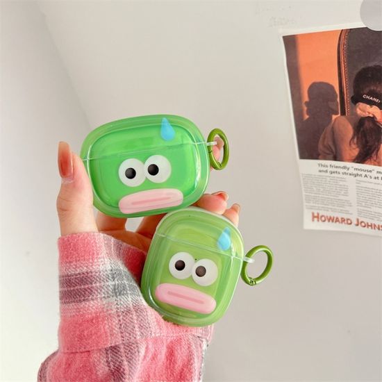 에어팟 3 2 1 프로 라운드 캐릭터 키링 실리콘 케이스