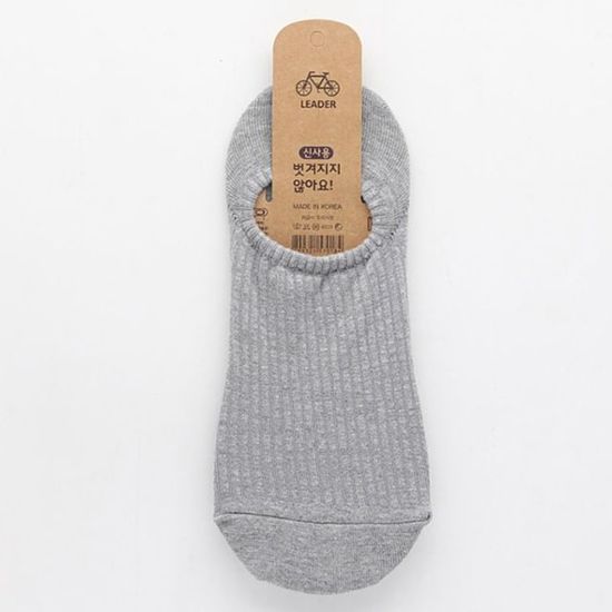 남자골지페이크삭스 페이크삭스 남자덧신 회색5켤레[W