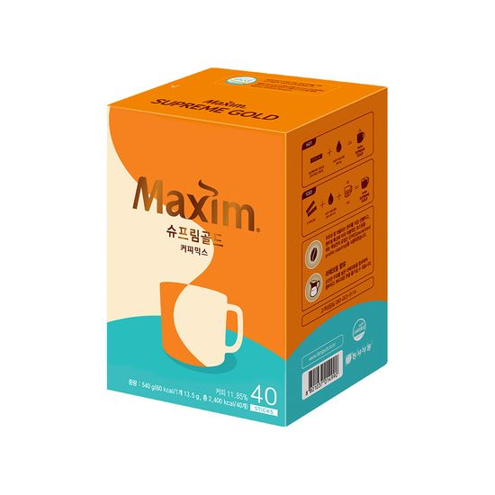 맥심 슈프림골드 커피믹스 40T