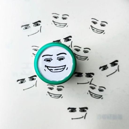 얼굴 표정 도장 스탬프 다꾸 다이어리 꾸미기 스탬프